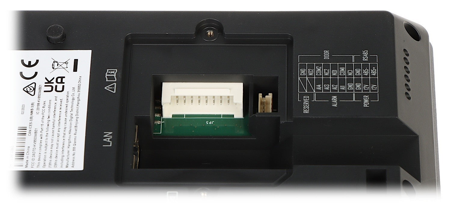 Hikvision DS-KV9503-WBE1 Station de porte IP villa avec reconnaissance faciale en métal résistante au vandalisme