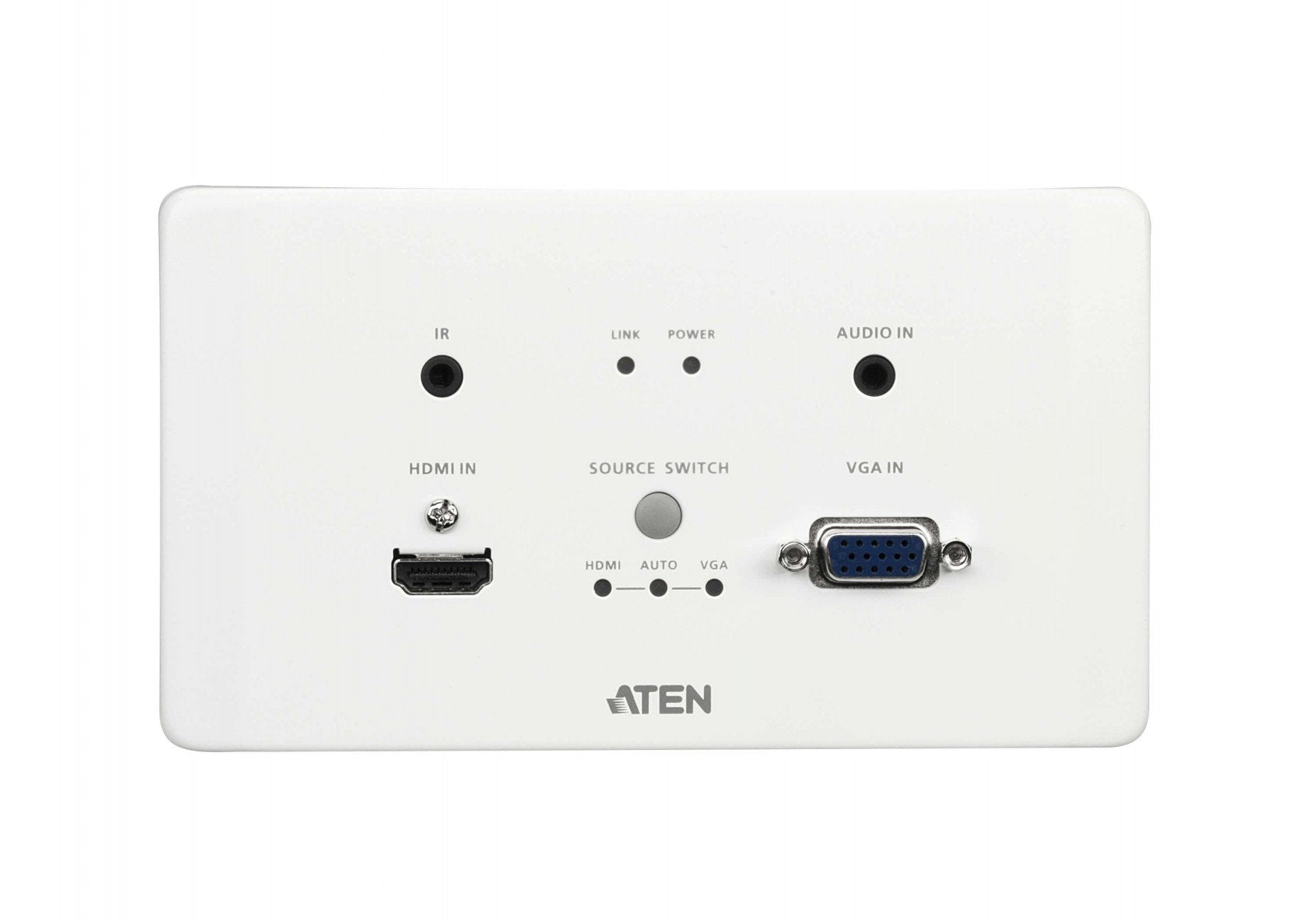 ATEN VE2812AEUT plaque murale HDBaseT HDMI et VGA