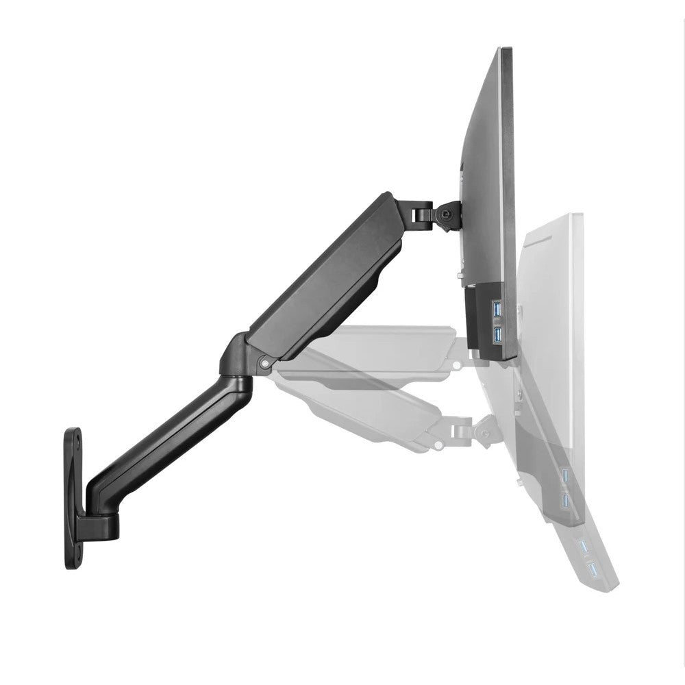 "Techly ICA-LCD G112E Support mural pour TV 17-32"" LED/LCD 9kg pivotant a ressort"