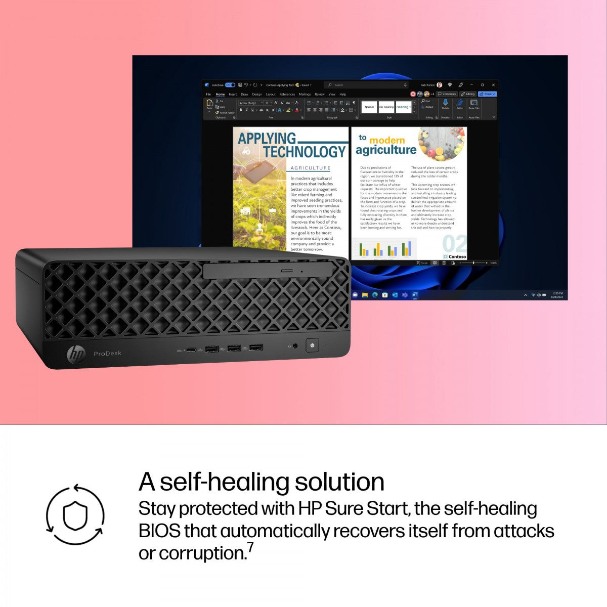 HP ProDesk 4 SFF G1i Intel Core Ultra 5 225 16GB/512GB W11P 1YW