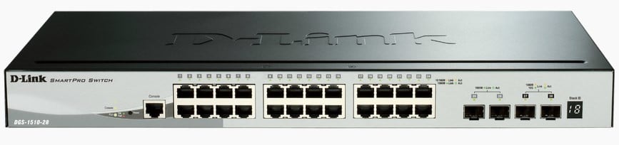 D-Link DGS-1510-28X Commutateur géré empilable Gigabit 28 ports avec 10G SFP+