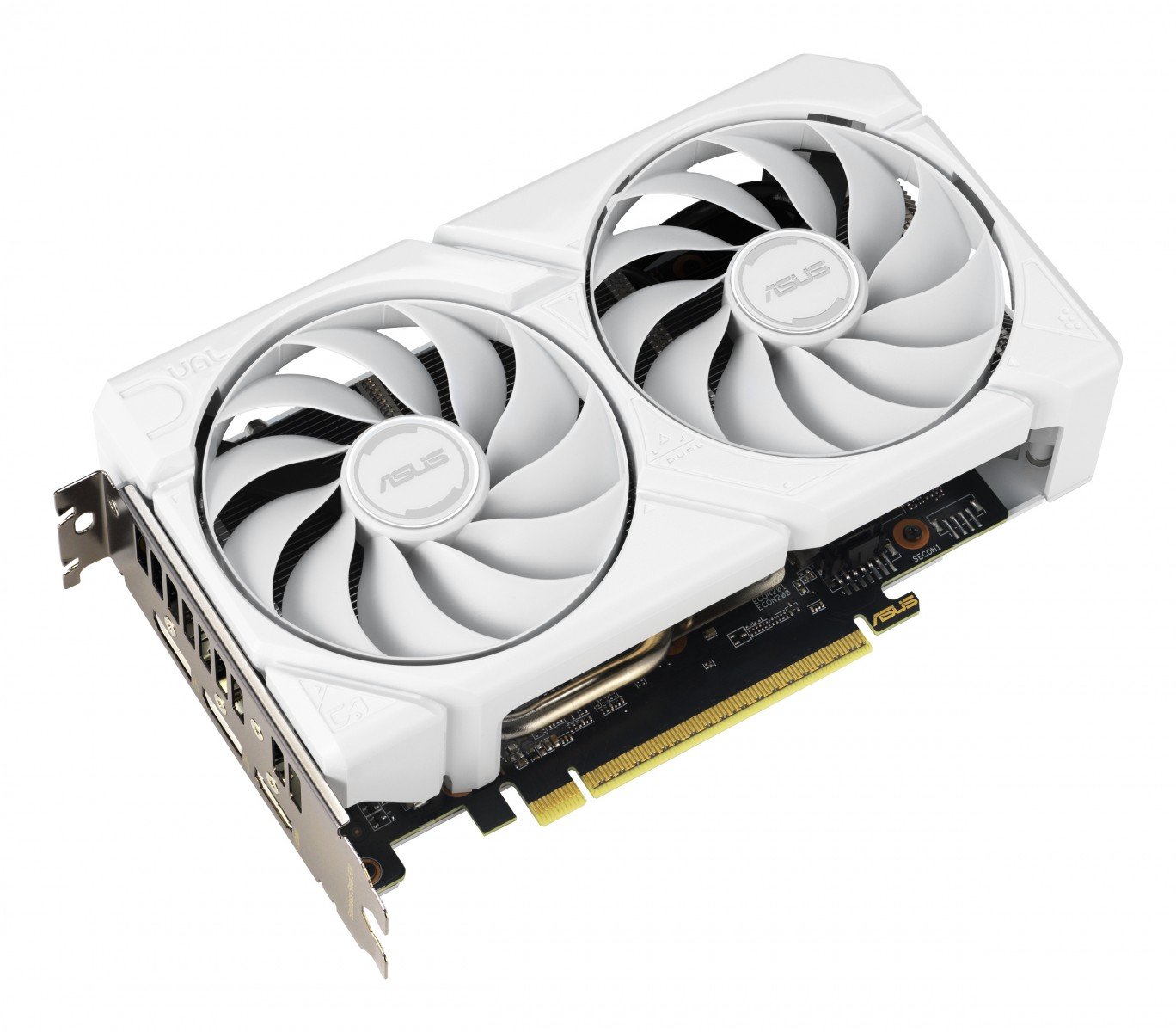 ASUS DUAL RX 9060 XT 16Go GDDR6 2xDP 1xHDMI WHITE