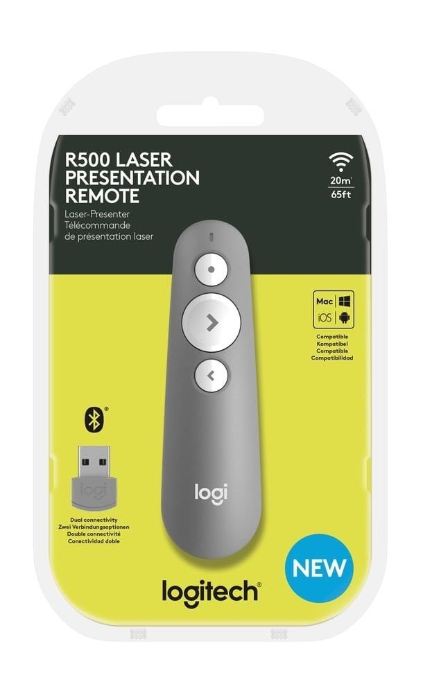 Logitech 910-006520 télécommande Bluetooth/RF Gris