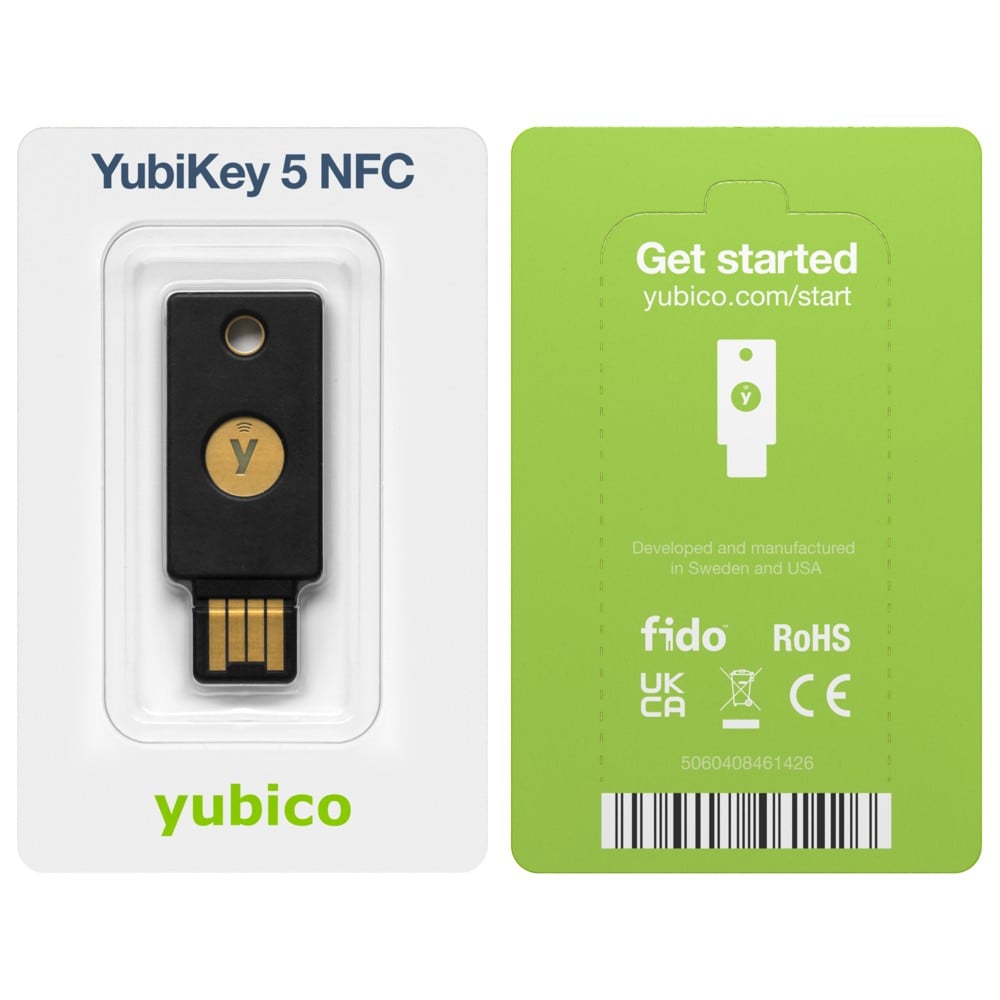 YubiKey 5 NFC Clé de sécurité matérielle
