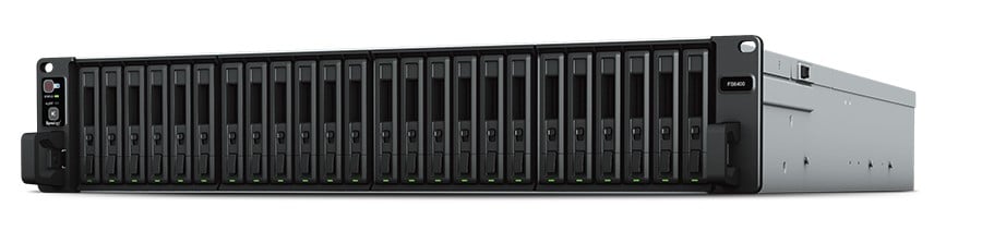 SYNOLOGY FS6400 Flash Station 24-Bay 2xXeon Silver 4110 32Go 2xUSB 3.0 2x10GbE LAN
