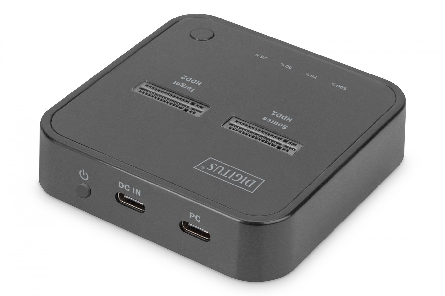 Digitus DA-71545 station d'accueil Avec fil USB 3.2 Gen 2 (3.1 Gen 2) Type-C Noir