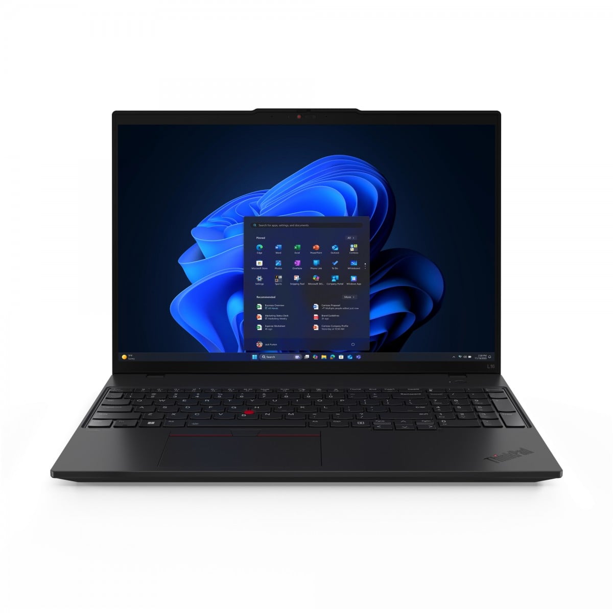 "Lenovo ThinkPad L16 Gen 2 (Intel) Intel Core Ultra 7 255U Ordinateur portable 40,6 cm (16"") WUXGA 32 Go DDR5-SDRAM 1 To SSD Wi-Fi 6E (802.11ax) Windows 11 Pro N"