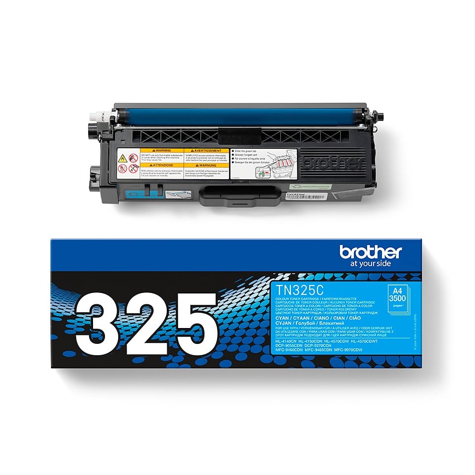 BROTHER TN-325 cartouche de toner cyan capacité standard 3.500 pages pack de 1
