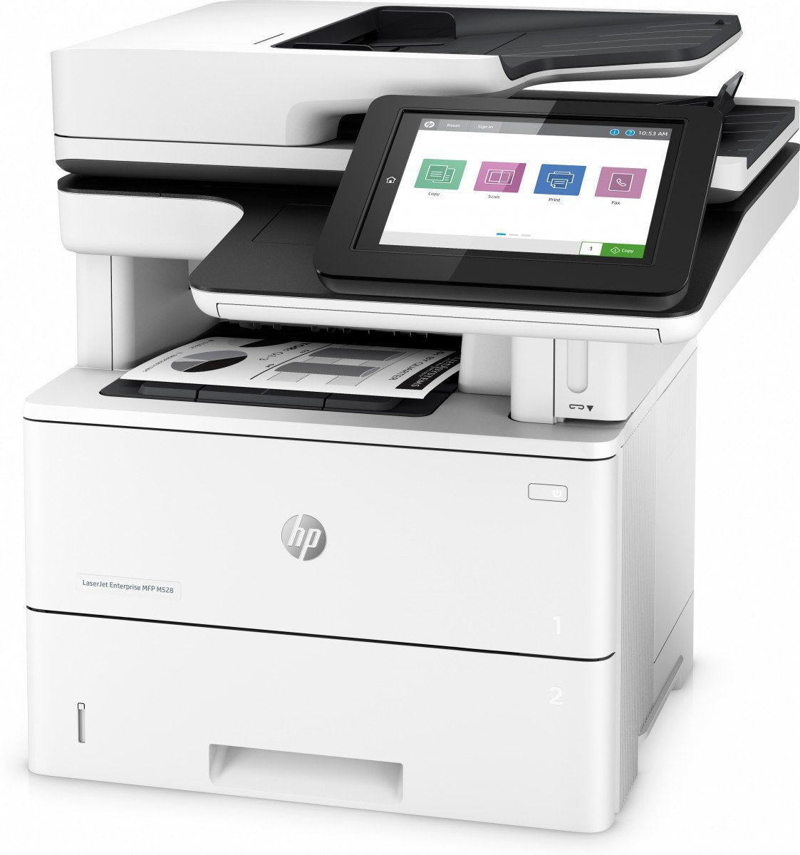 HP LaserJet Enterprise MFP M528f MFP Mono laser A4 43ppm Copy 43ppm Print 650sheets USB LAN