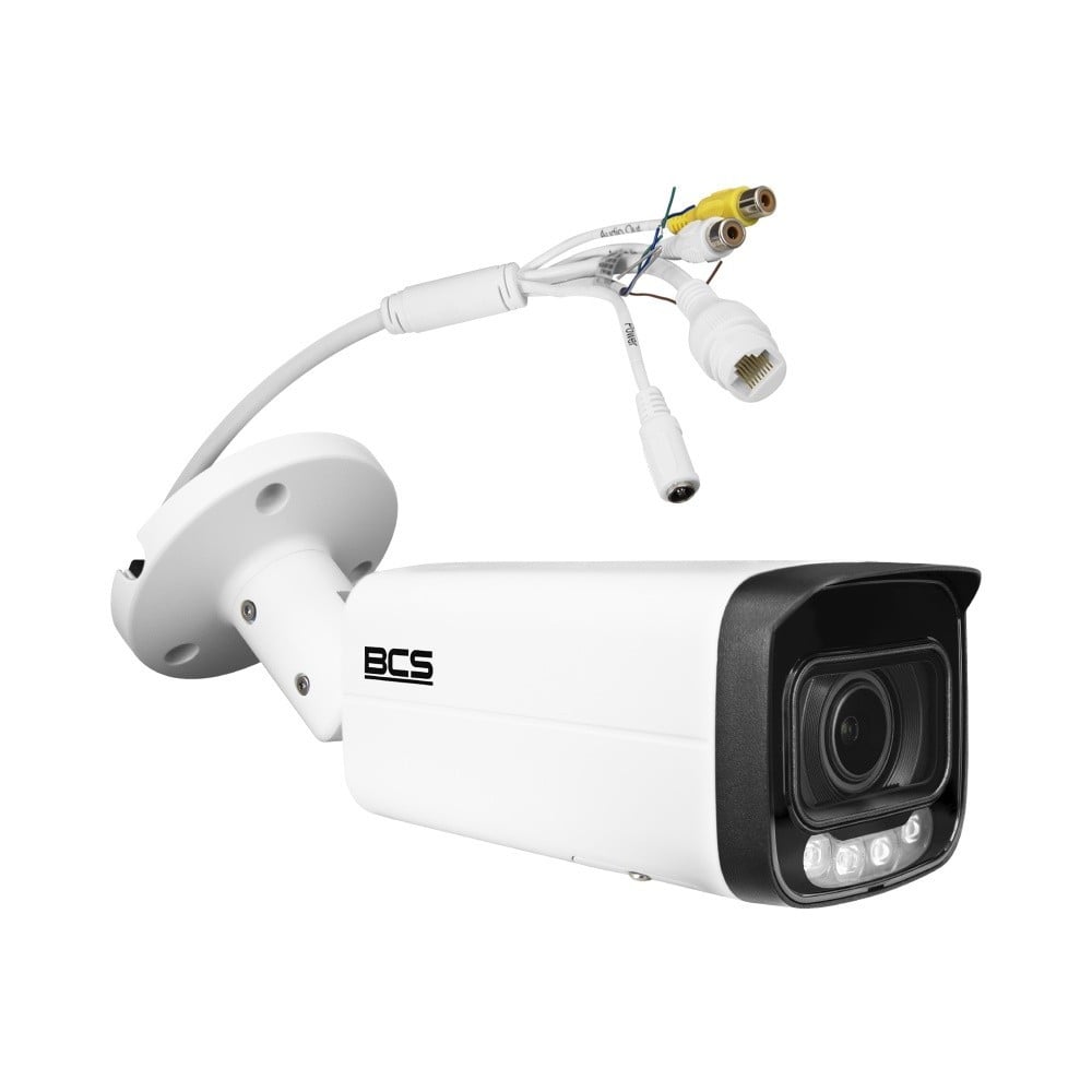 BCS BCS-L-TIP58VCR6L6-Ai1 Caméra Tubulaire IP 8MP avec Technologie NightColor et Lentille Motozoom