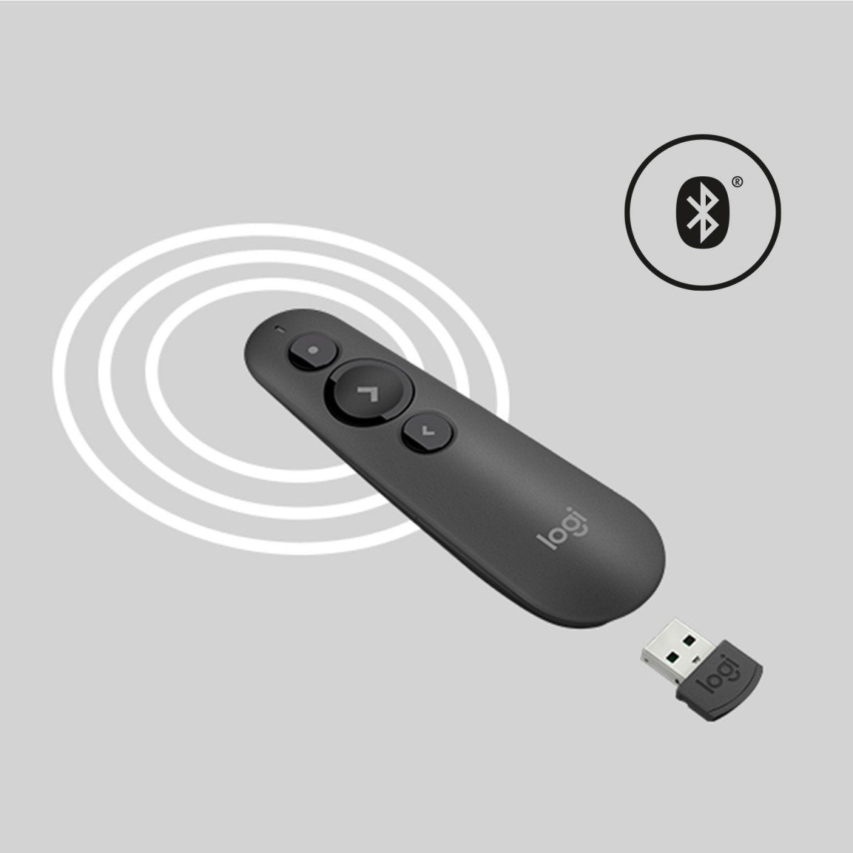 LOGITECH R500s Laser Presentation Remote GRAPHITE