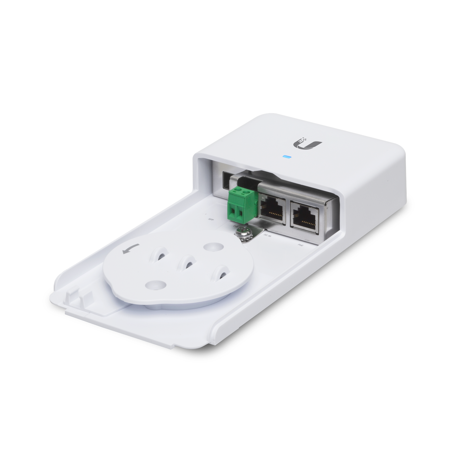 Ubiquiti Networks F-POE-G2 convertisseur de support réseau Interne 1000 Mbit/s Blanc