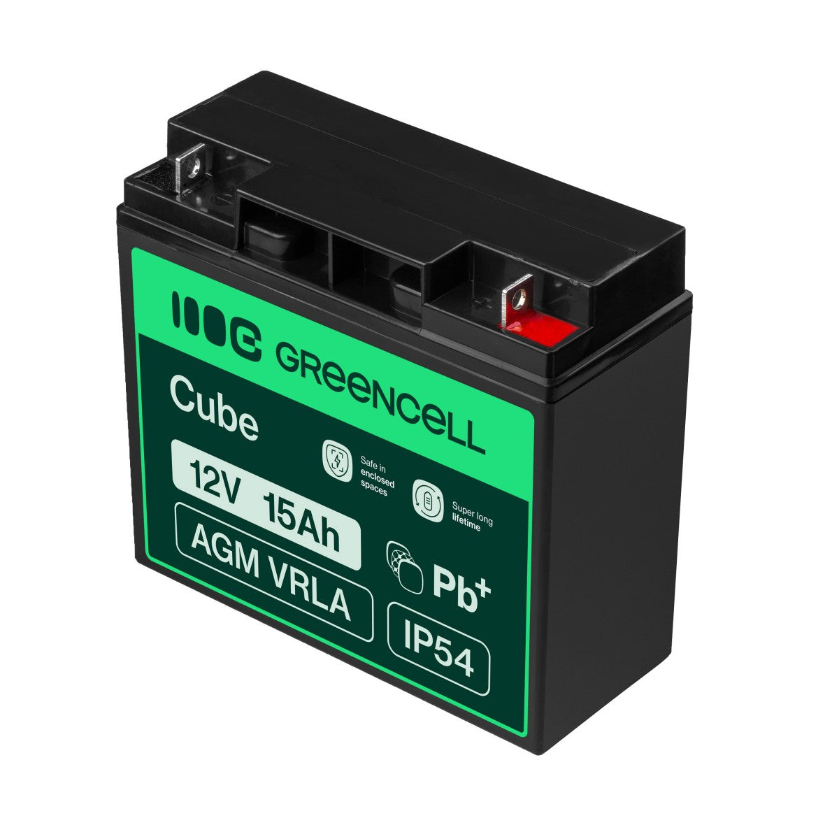 Green Cell Battery AGM 12V 15Ah