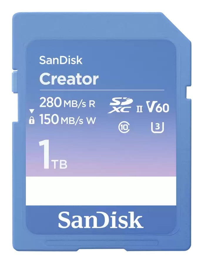 Extreme PRO 1TB V60 Blue Creator Card