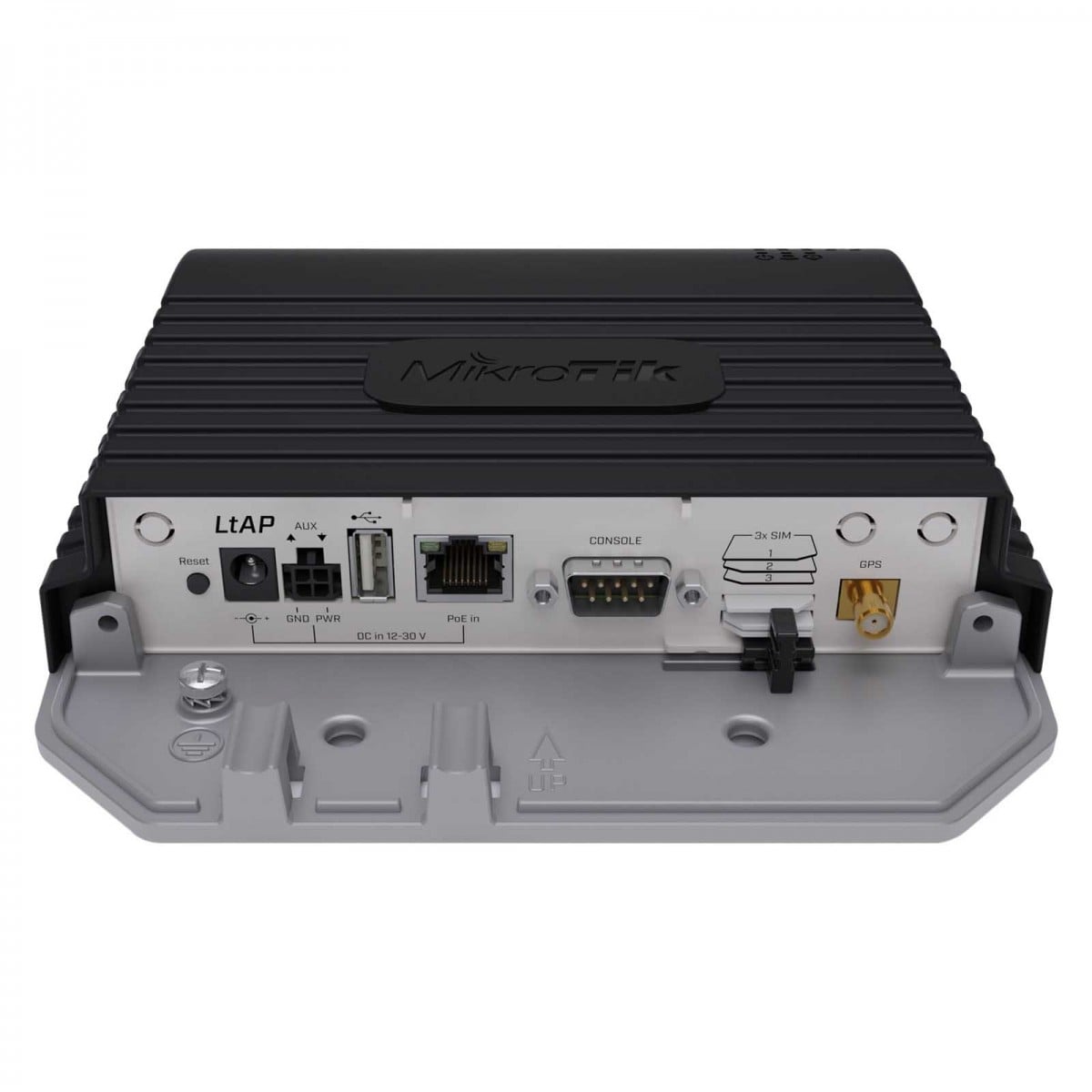 Mikrotik LtAP LR8G LTE6 kit 300 Mbit/s Noir Connexion Ethernet, supportant l'alimentation via ce port (PoE)