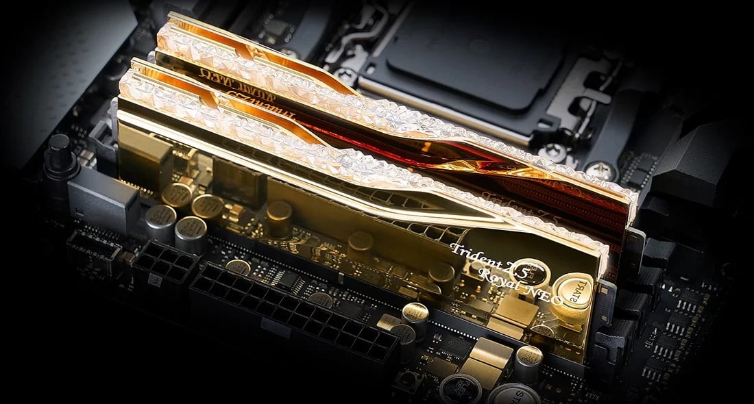 G.Skill Trident Z5 Royal Neo F5-6000J2836G16GX2-TR5NG module de mémoire 32 Go 2 x 16 Go DDR5 6000 MT/s