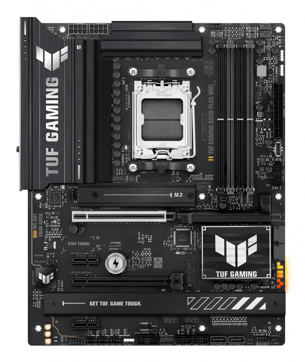 ASUS TUF GAMING B850-PLUS WIFI AM5 DDR5 ATX MB 1xHDMI 1xDP 3xM.2 4xSATA