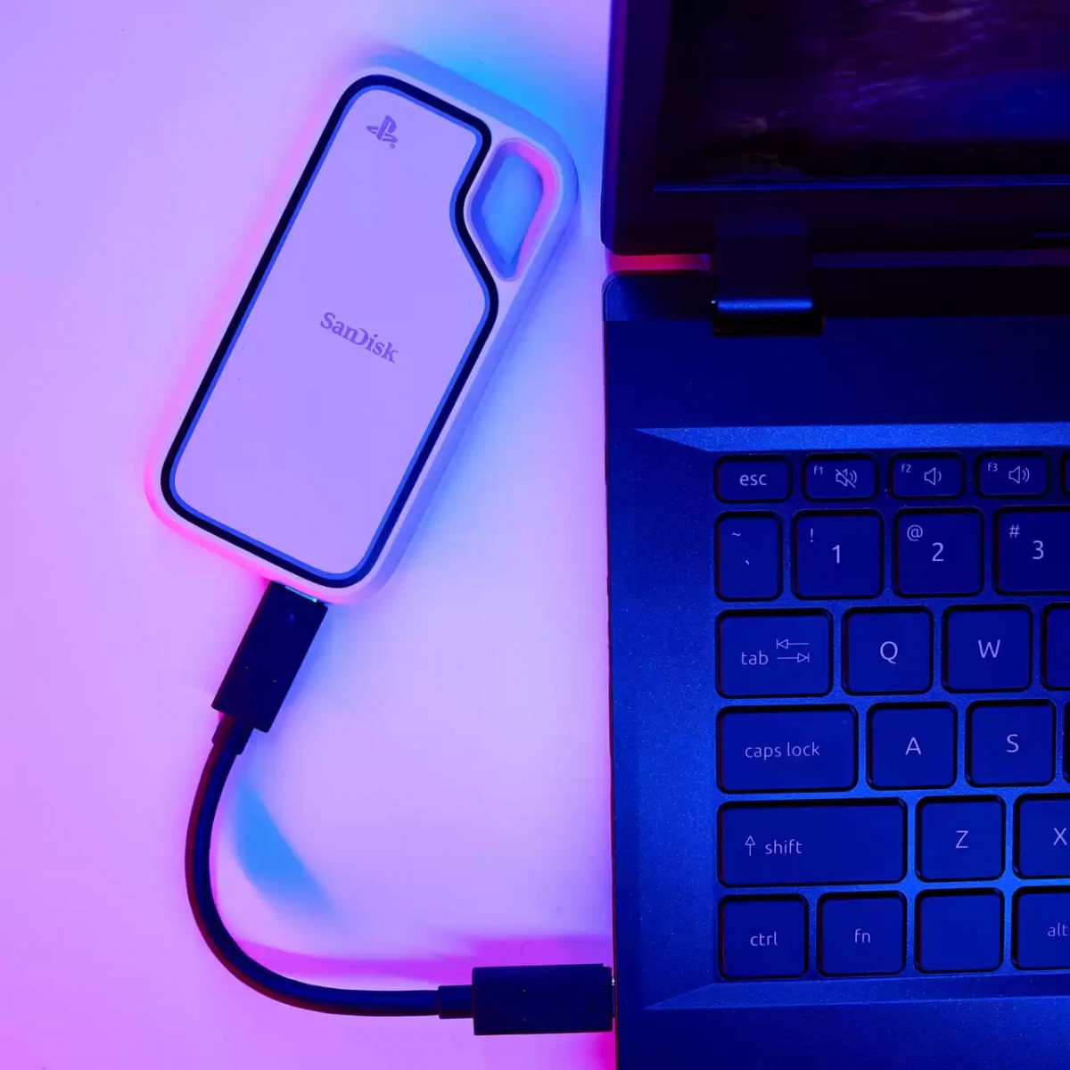 SANDISK Extreme 2To Portable SSD for PlayStation 5 Console and PC