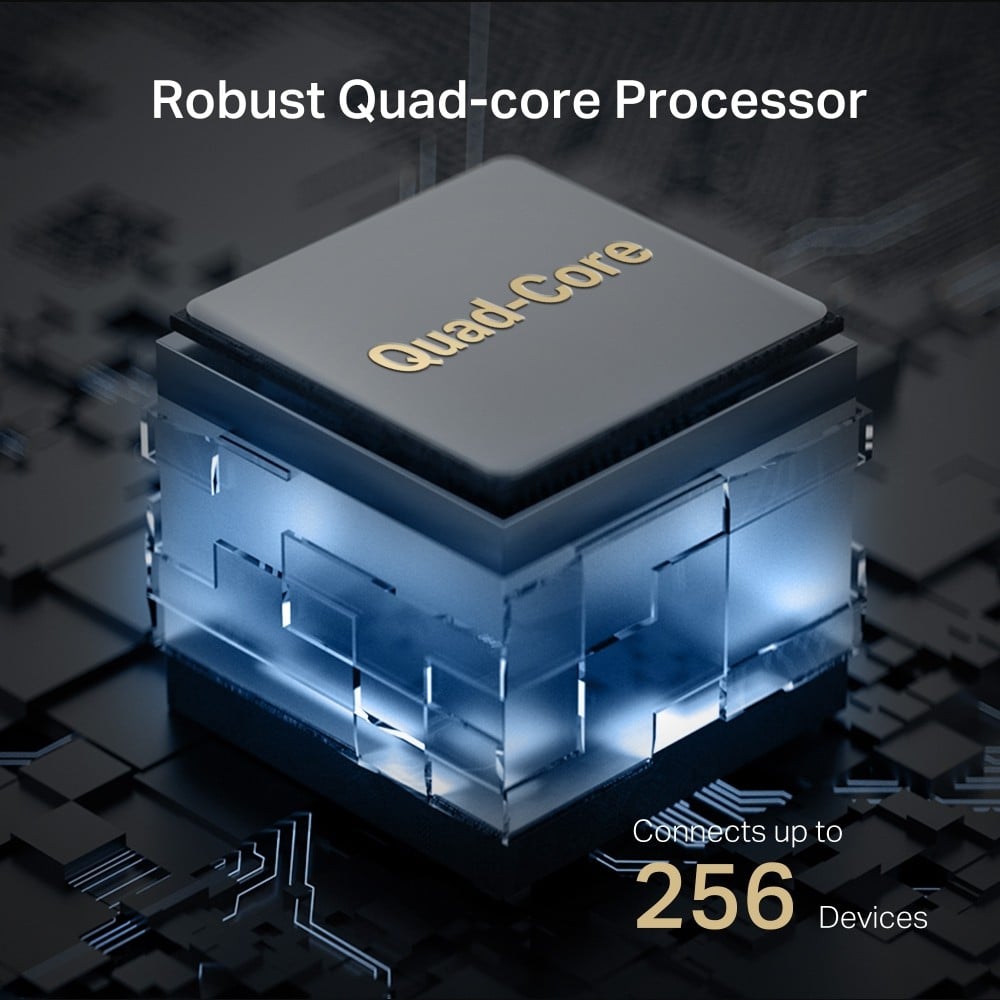 Mercusys MR90X routeur sans fil Gigabit Ethernet Bi-bande (2,4 GHz / 5 GHz) Noir