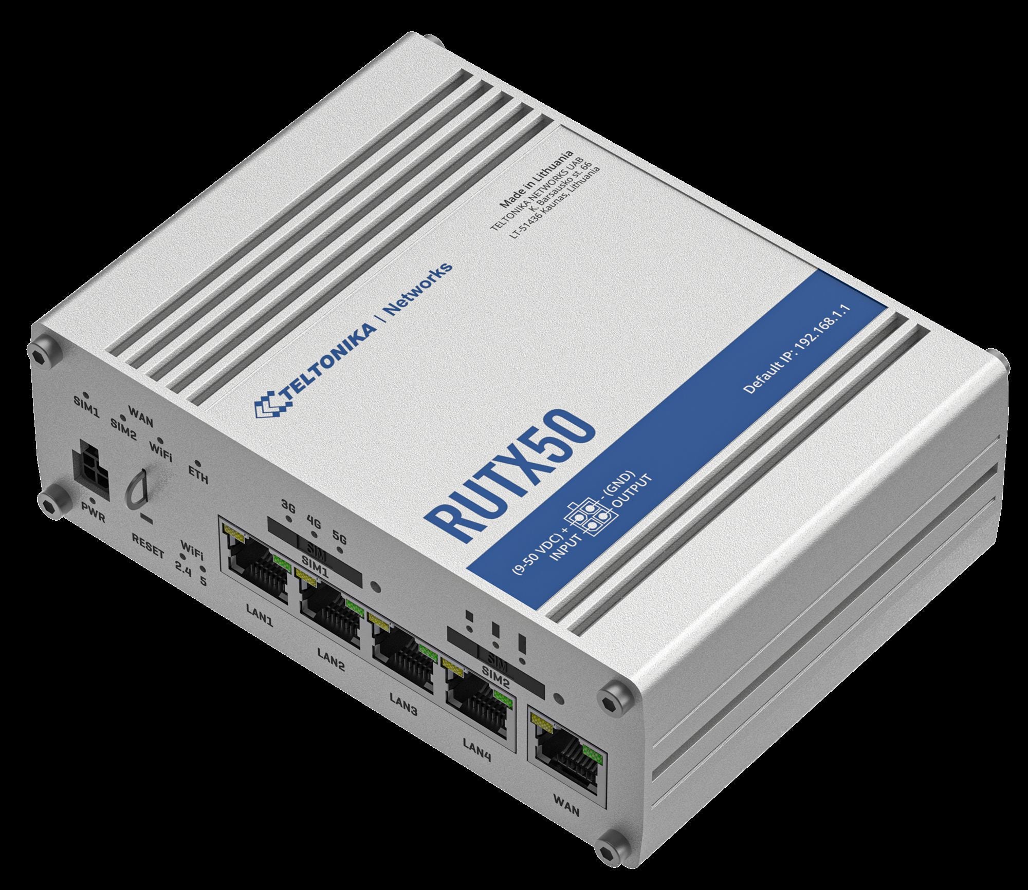 TELTONIKA NETWORKS RUTX50 DUAL SIM 5G/4G/LTE router