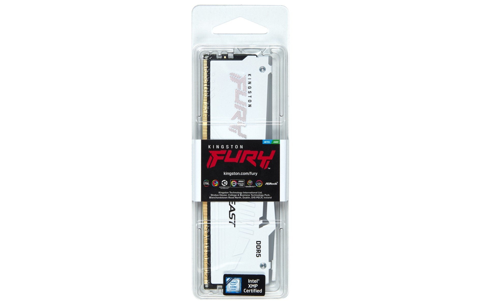 KINGSTON FURY Beast 32Go DIMM 5600MT/s DDR5 CL36 White RGB EXPO