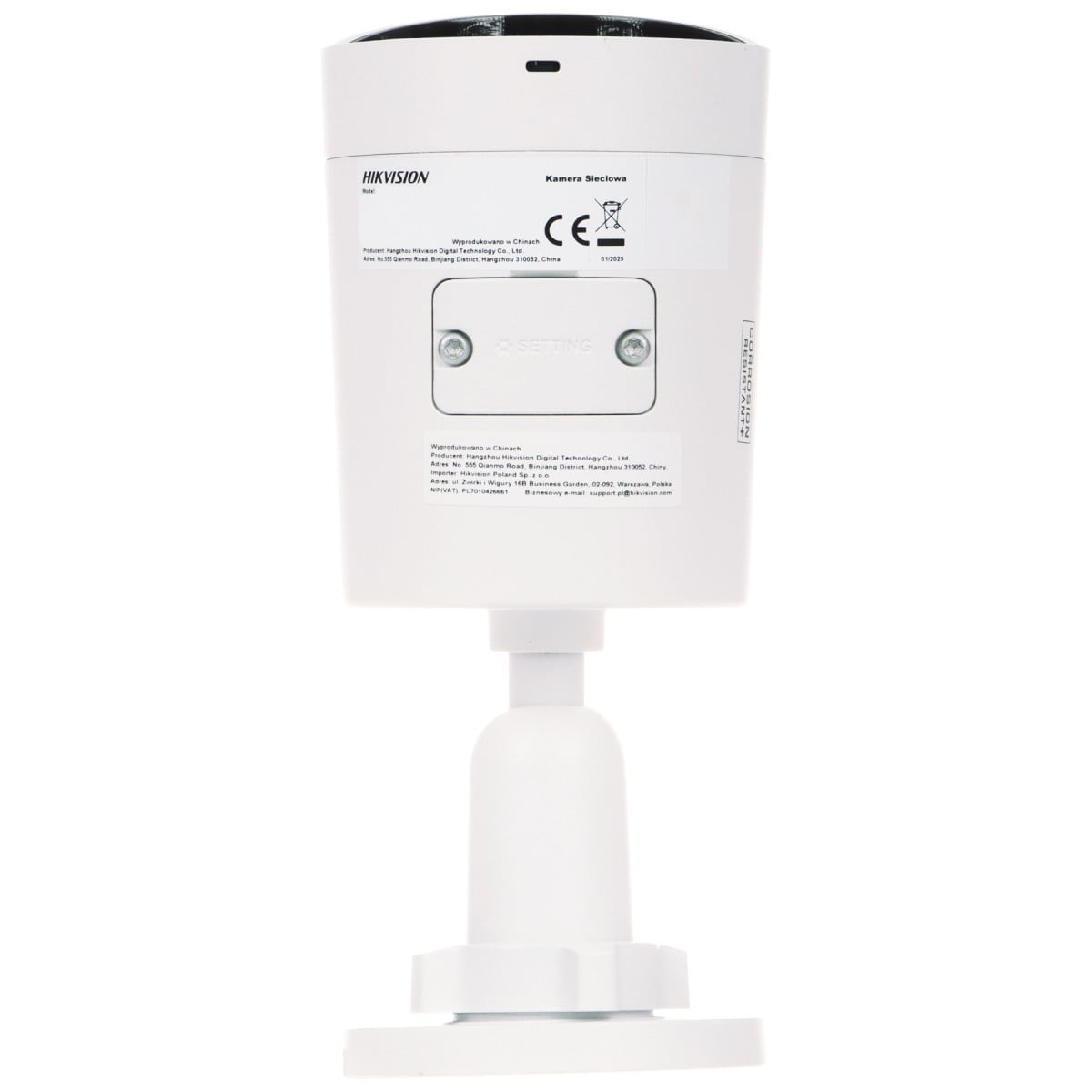 Hikvision DS-2CD2087G3-LIY 2.8mm PL 8 MP Lumiere Hybride Intelligente avec ColorVu Caméra Réseau Mini Bullet Fixe (interface polonaise uniquement)