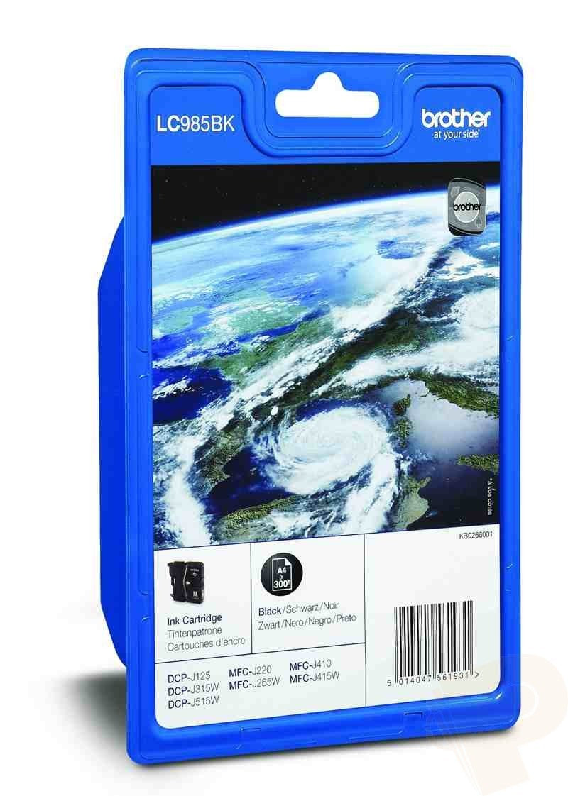Brother LC-985BKBPDR cartouche d'encre 1 piece(s) Original Noir