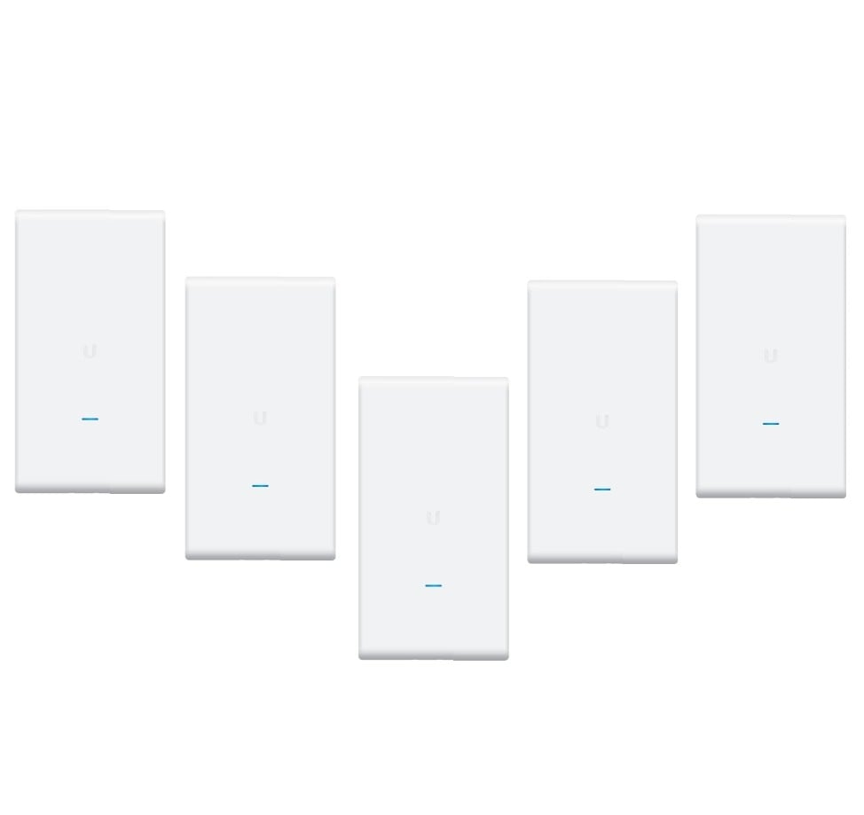 Ubiquiti UAP-AC-M-PRO-5 Networks UAP-AC-M-PRO 1300 Mbit/s Blanc Connexion Ethernet, supportant l'alimentation via ce port (PoE) (5-pack)