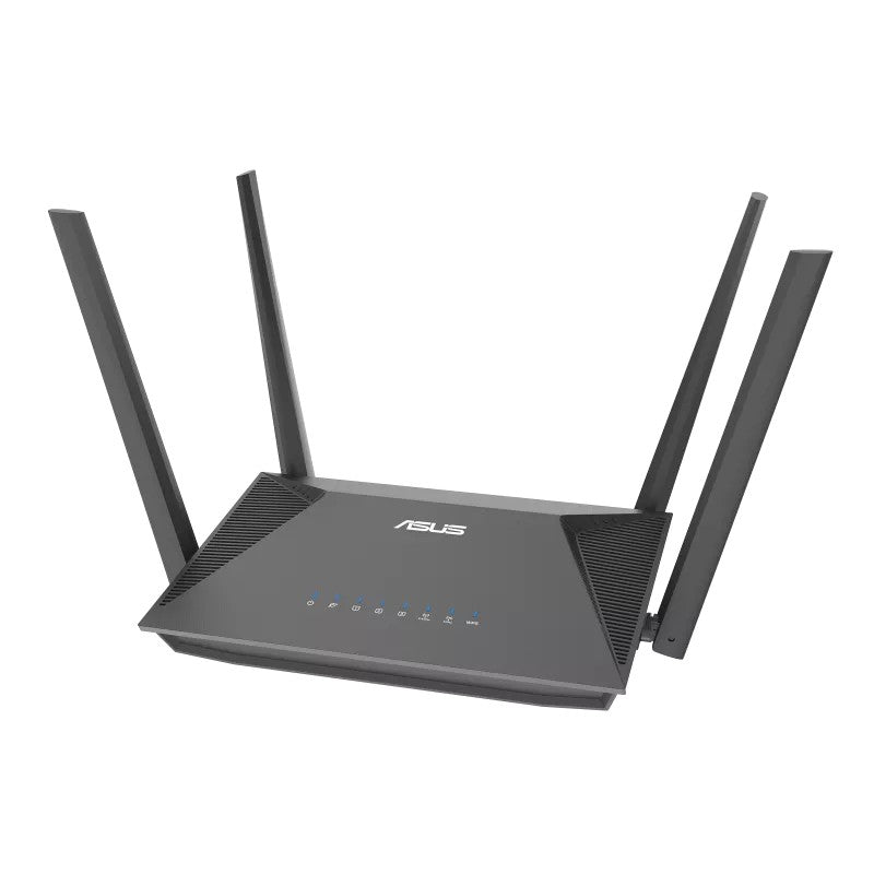 ASUS RT-AX52 AX1800 Dual Band WiFi 6 Extendable Router Instant Guard Parental Controls Built-in VPN AiMesh Compatible
