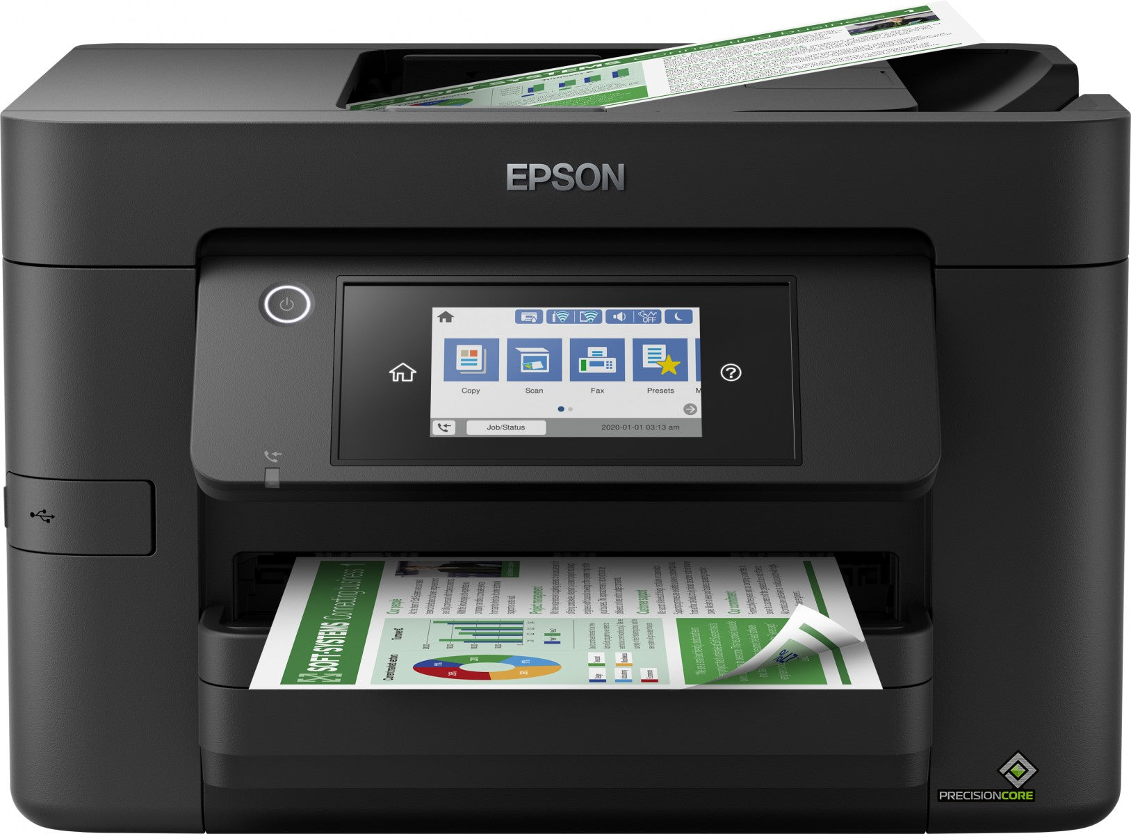 EPSON WorkForce Pro WF-4820DWF MFP colour ink-jet A4 210x297mm A4 25ppm print 250 sheets USB 2.0 LAN Wi-Fi USB host