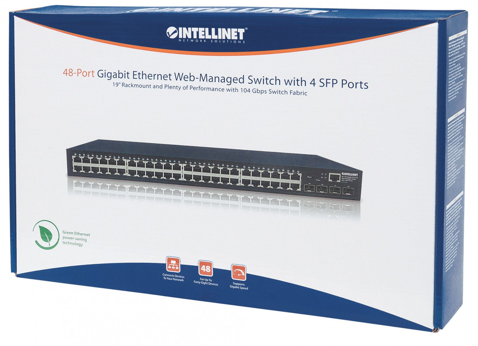 Intellinet 561334 Commutateur Gigabit 10/100/1000 48 SFP