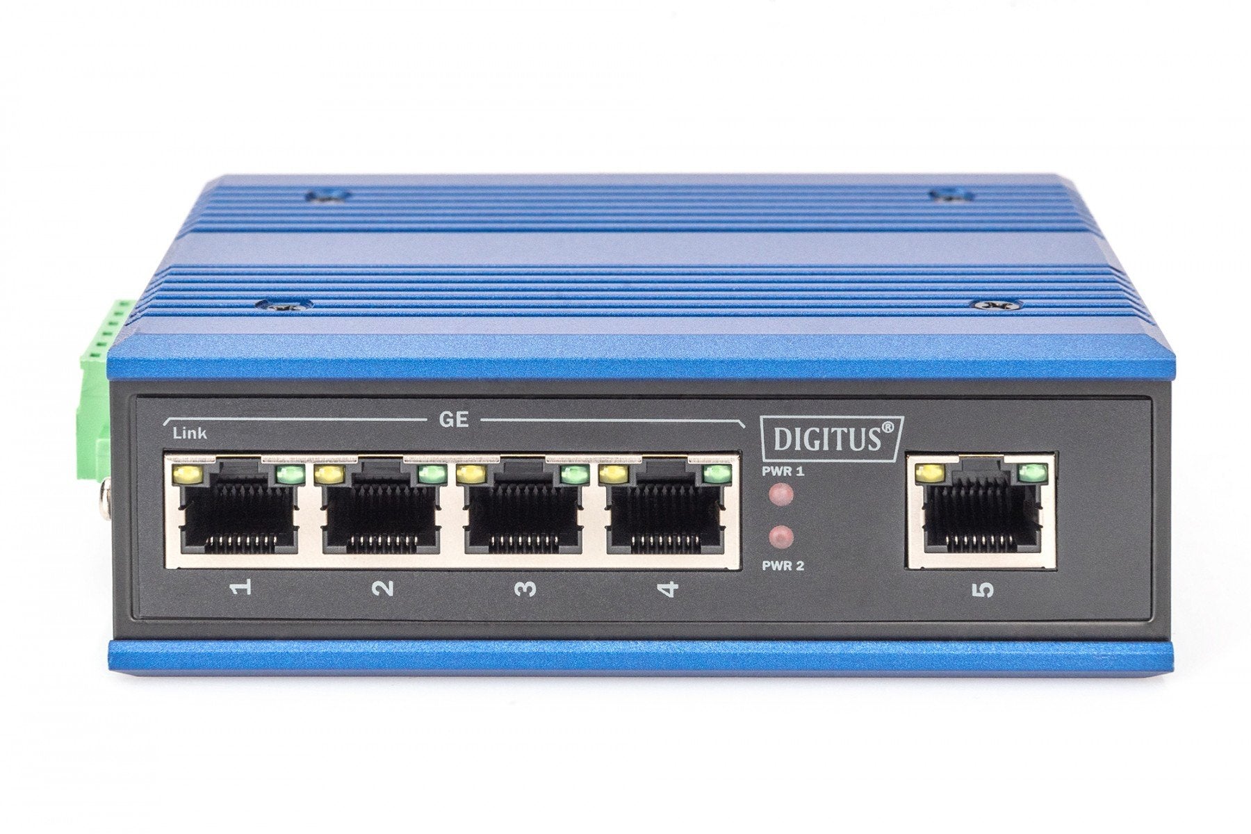 Digitus DN-651118 commutateur réseau Non-géré L2 Gigabit Ethernet (10/100/1000) Noir, Bleu