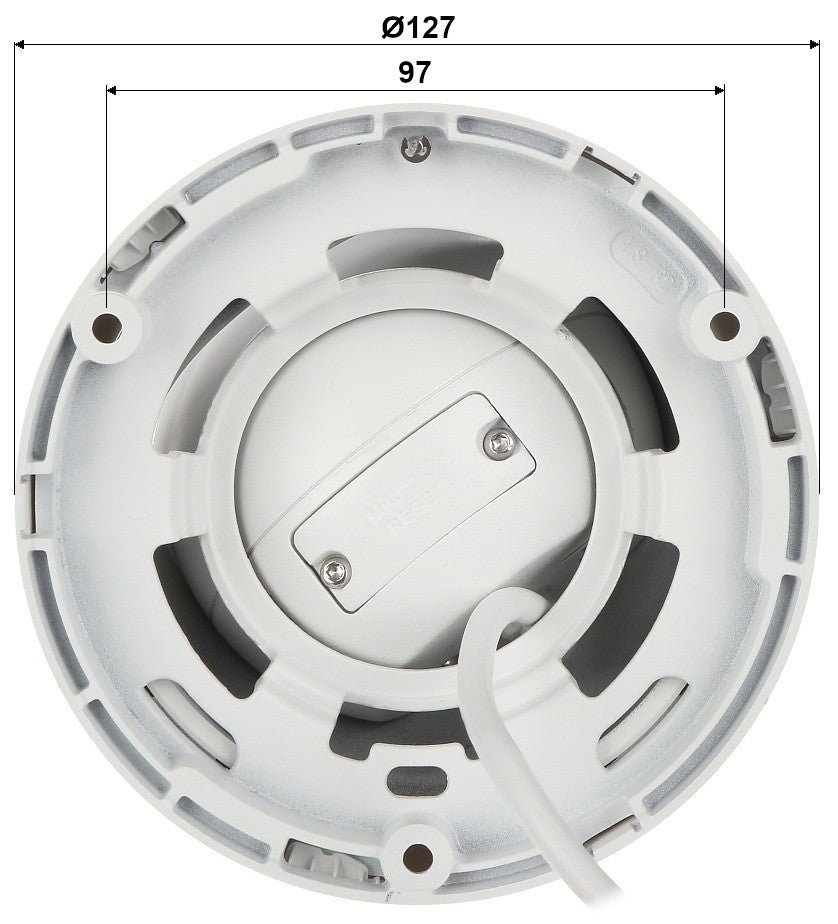 Hikvision DS-2CD2345G0P-I(1.68mm) 4 MP Super Wide Angle Fixed Turret Network Camera