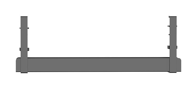 NEOMOUNTS Cable Management Tray max 5kg. clamp-on design universal black