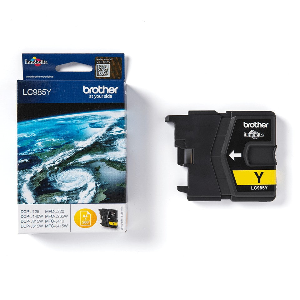 BROTHER LC-985 cartouche dencre jaune capacité standard 260 pages pack de 1