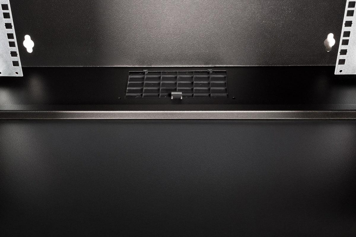 "Armoire réseau murale 19"" 9U, SOHO PRO 460 x 540 x 400 mm, porte en verre, noire, non assemblée, 60 kg"