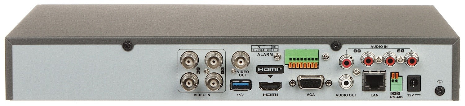 Hikvision iDS-7204HTHI-M1/S(C)/4A+4/1ALM DVR 4 canaux 4K 1U H.265 AcuSense