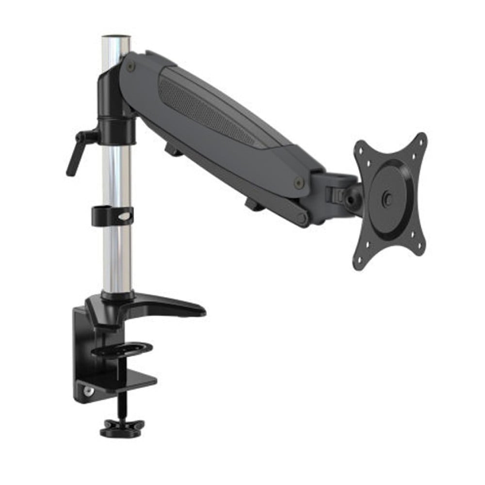 "Support de moniteur Techly ICA-LCD 111-BK 15-27"" LCD 8kg a ressort a gaz rotatif de bureau"