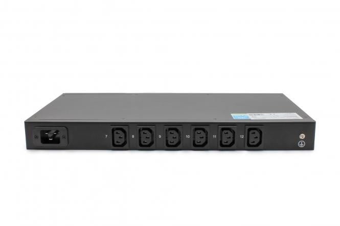 Digitus DN-DP-H1-12C13 Multiprise SMART PDU 1U, entrée IEC320 C20 16A/250V, prises 12x C13, 16A