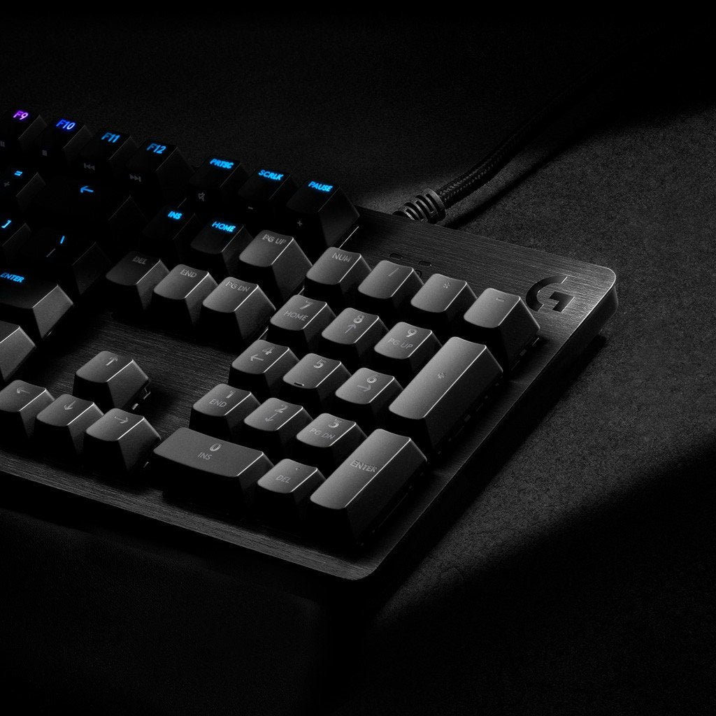 Logitech G 920-009370 clavier Gaming USB QWERTY US International Charbon