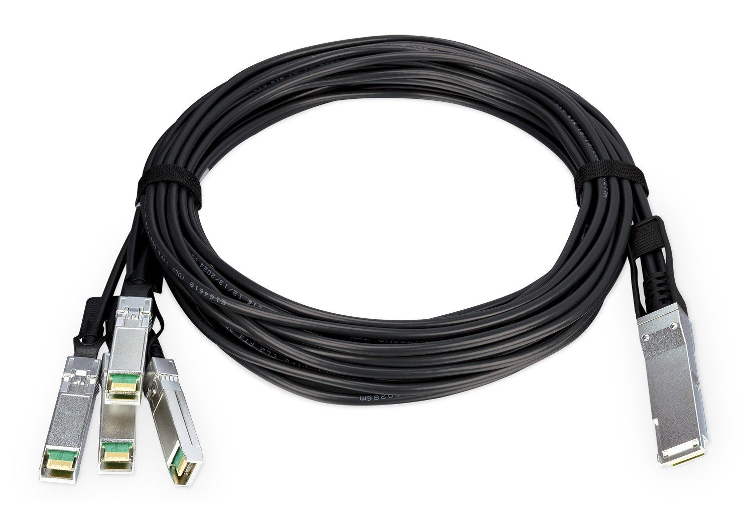 PLANET 100G QSFP28 to 4 25G SFP28 câble de réseau Noir, Métallique 3 m