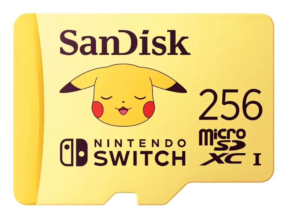 MicroSD Nintendo Pokemon Pikachu 256GB