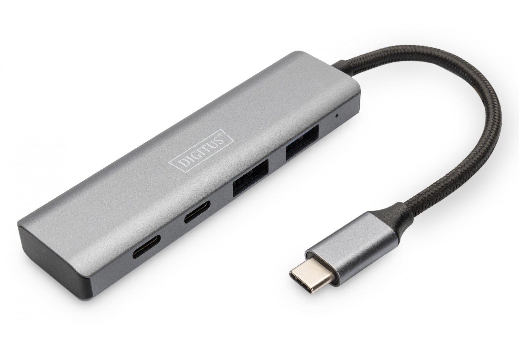 Digitus DA-70245 hub & concentrateur USB 3.2 Gen 1 (3.1 Gen 1) Type-C 10000 Mbit/s Gris