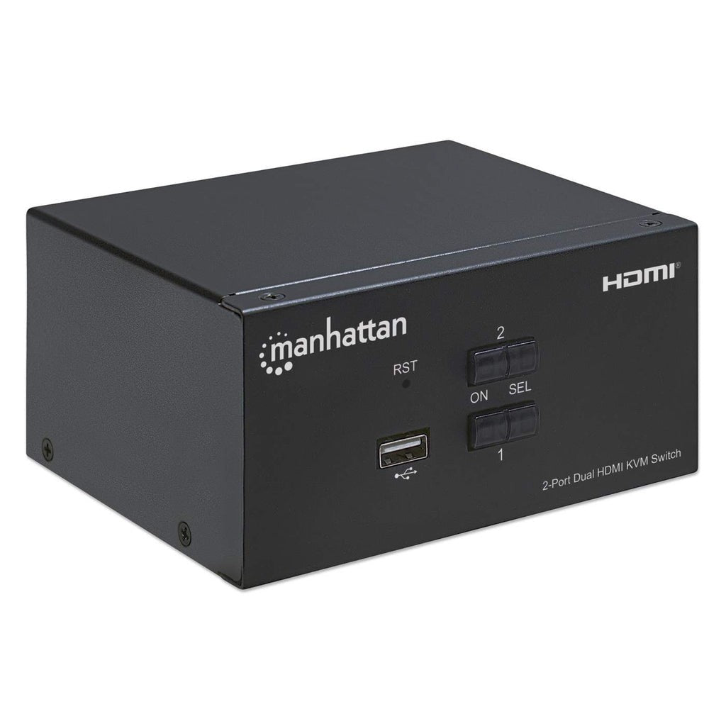 Manhattan 153522 Commutateur KVM 2/1 USB HDMI 4K