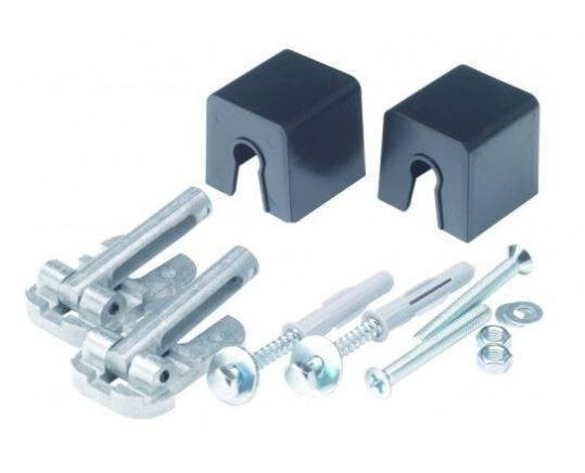 WERIT 103-000000079 Cadre WC H-112 + Supports + Bouton SWITCH blanc 174-91102700-00