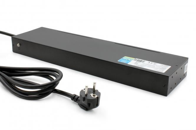 Barre d'alimentation SMART PDU 1U, prise de courant IEC320 C20 16A/250V, 8x prises C13, 16A