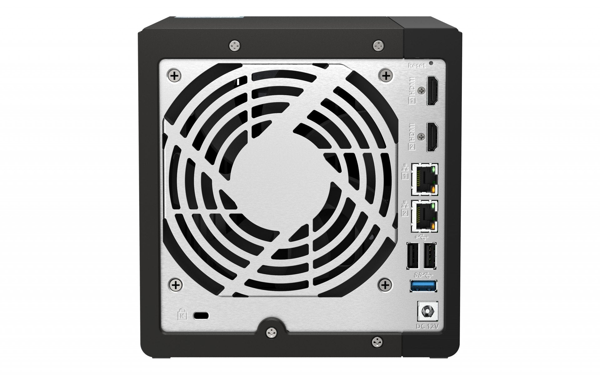 QNAP TS-453E-8G 4-bay desktop NAS Intel Celeron J6412 4C 2.0GHz burst 2.6GHz onboard 8Go RAM 2xHDMI 1.4b 2xM.2 2280 PCIe slots
