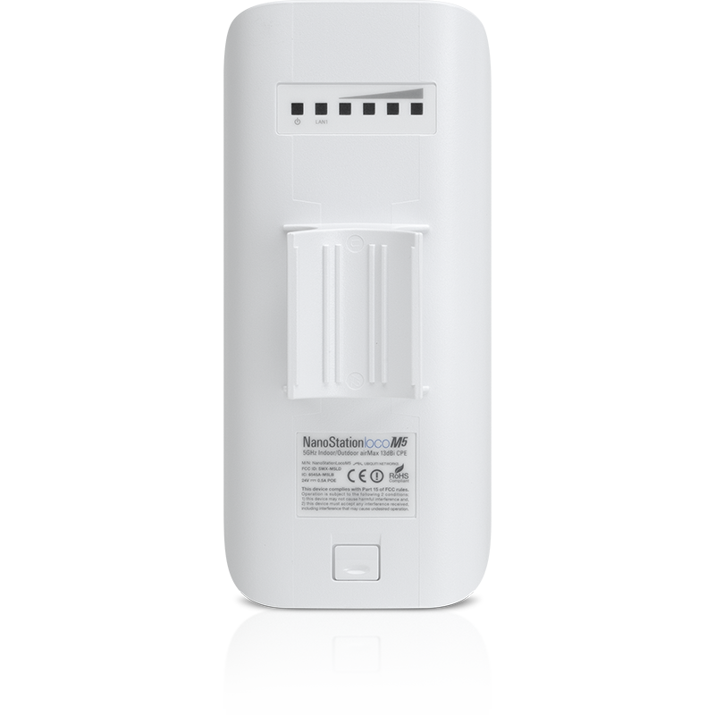 Ubiquiti LOCOM2 Networks NanoStation M2 150 Mbit/s Blanc Connexion Ethernet, supportant l'alimentation via ce port (PoE)
