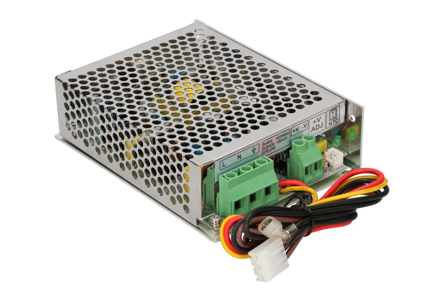 Extralink SCP-50-24 POWER SUPPLY WITH BATTERY CHARGER 27.6V 50W 24V ZASILACZ BUFOROWY adaptateur de puissance & onduleur Auto Aluminium