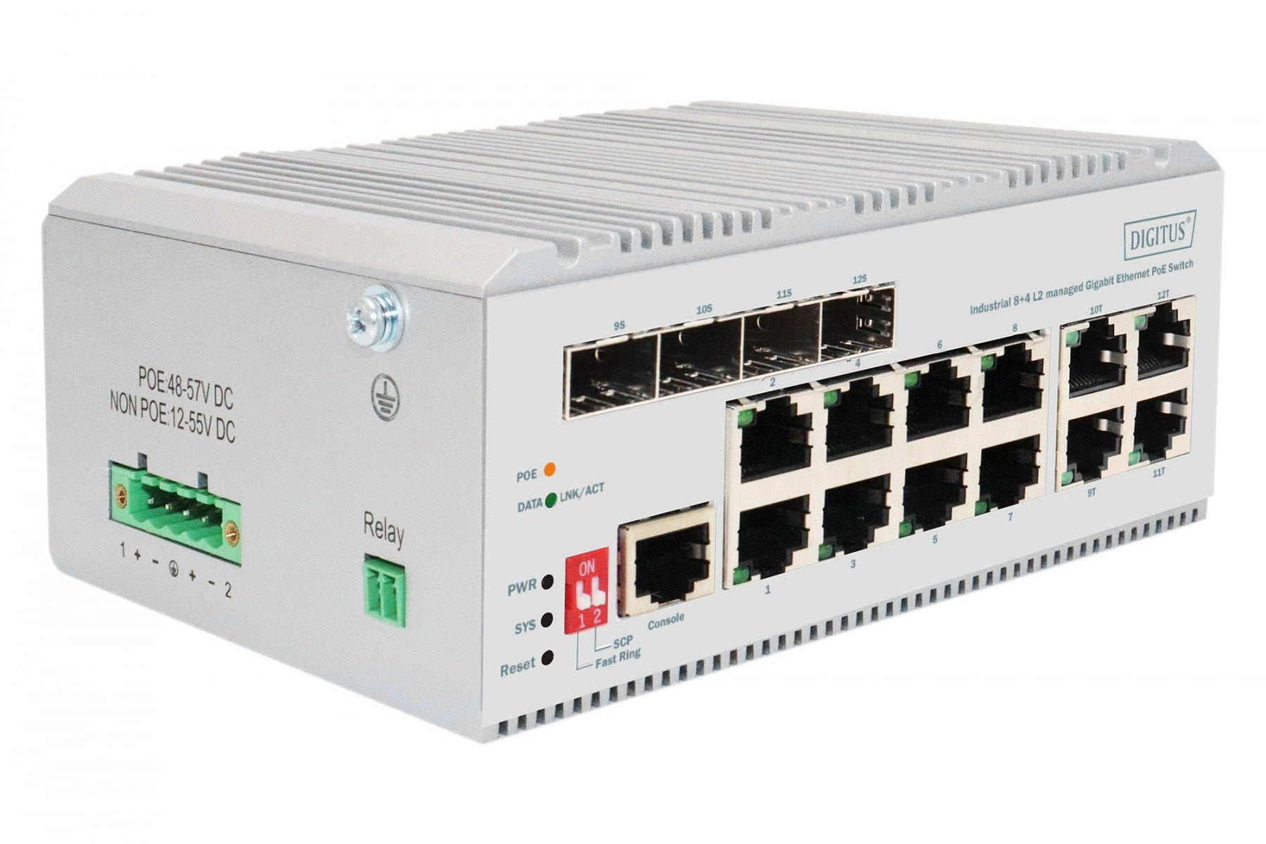 Digitus DN-651139 commutateur réseau Gigabit Ethernet (10/100/1000) Gris